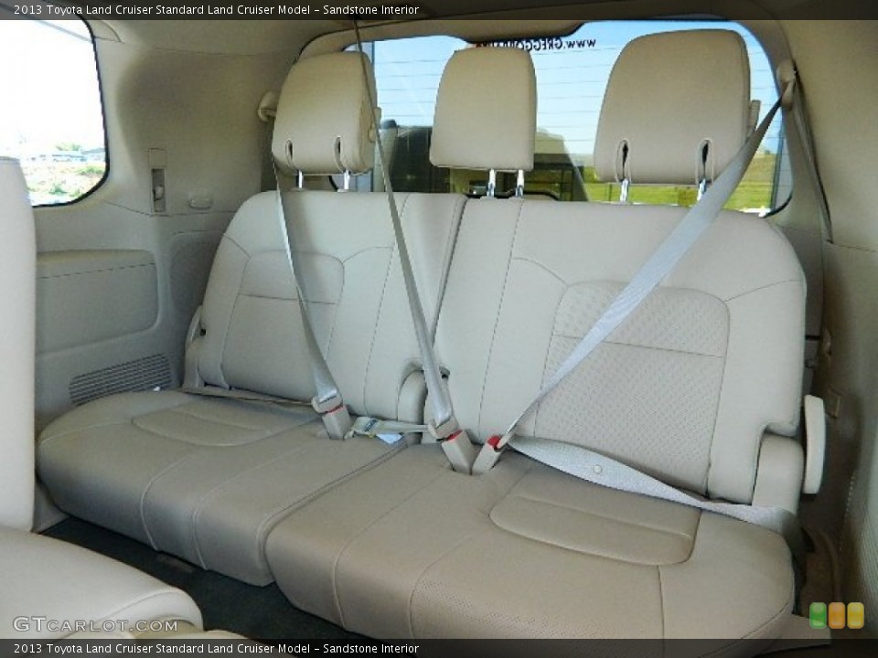 Sandstone Interior Rear Seat for the 2013 Toyota Land Cruiser  #69639313