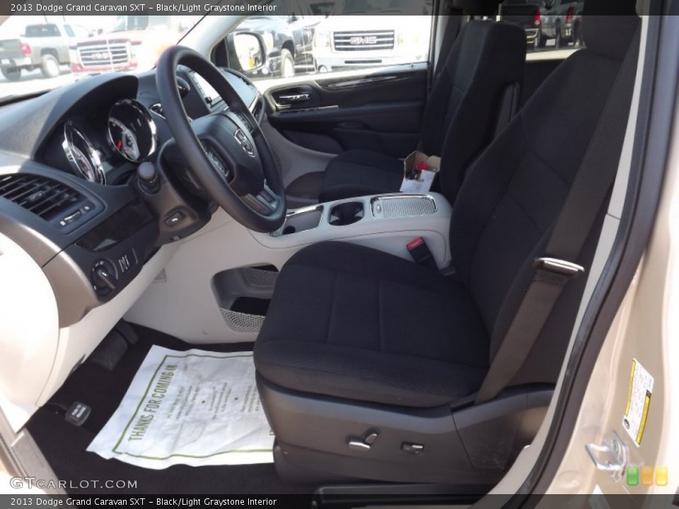Black/Light Graystone Interior Photo for the 2013 Dodge Grand Caravan SXT #69639622