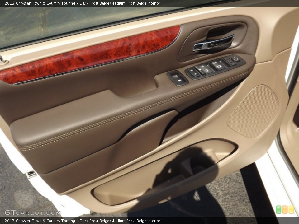 Dark Frost Beige/Medium Frost Beige Interior Door Panel for the 2013 Chrysler Town & Country Touring #69639763