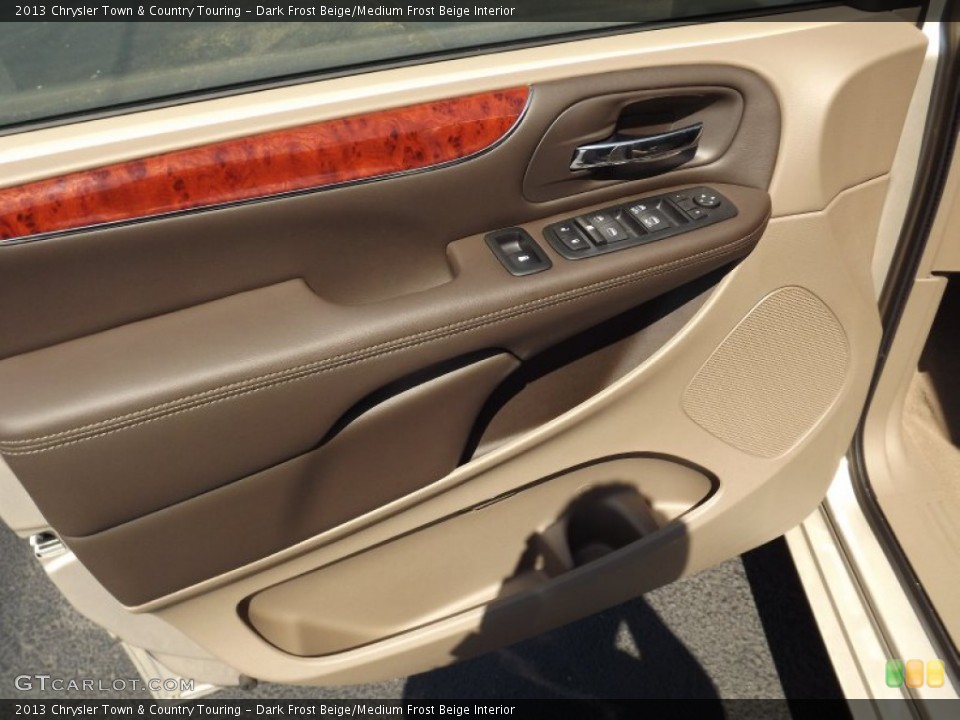 Dark Frost Beige/Medium Frost Beige Interior Door Panel for the 2013 Chrysler Town & Country Touring #69640033