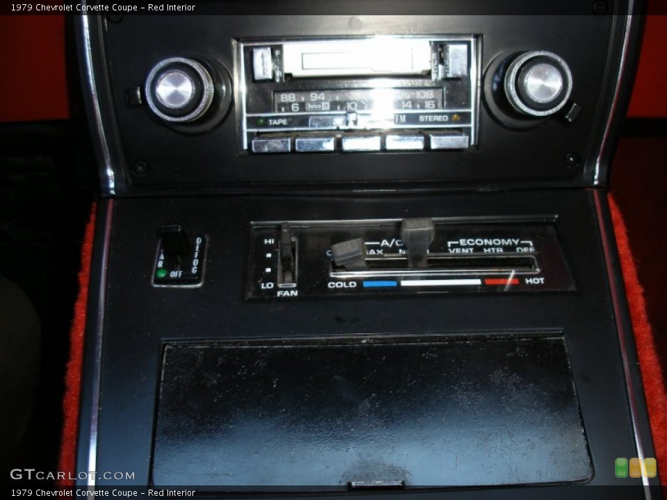 Red Interior Controls for the 1979 Chevrolet Corvette Coupe #69644323