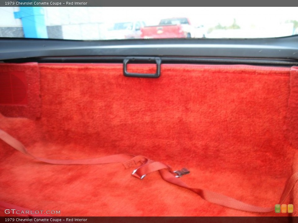 Red Interior Trunk for the 1979 Chevrolet Corvette Coupe #69644404
