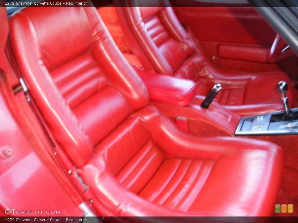 Red Interior Photo for the 1979 Chevrolet Corvette Coupe #69644428