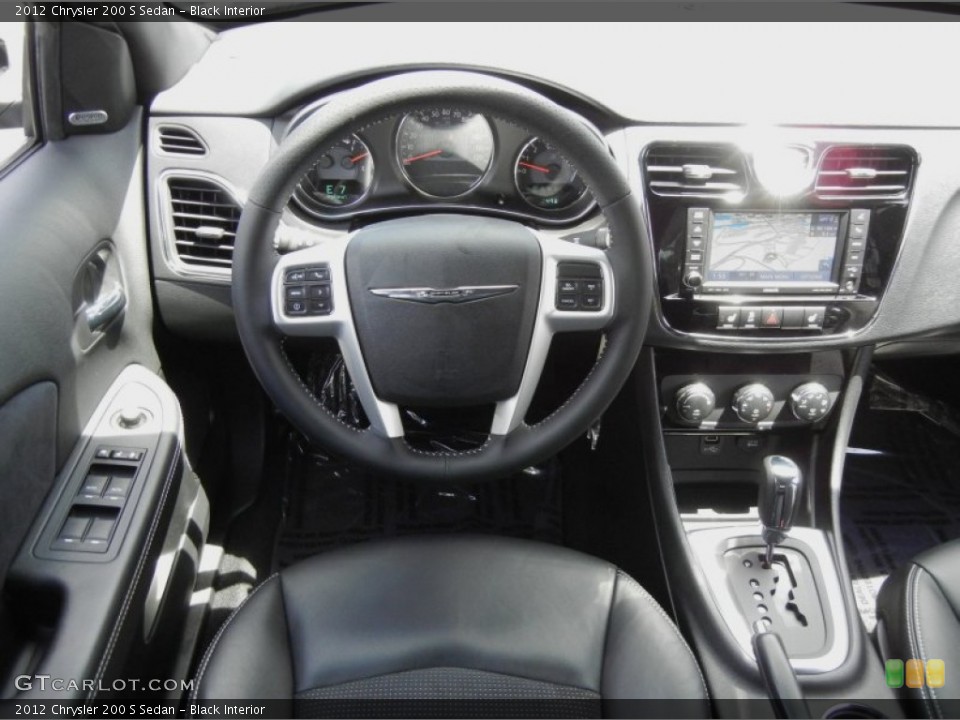Black Interior Dashboard for the 2012 Chrysler 200 S Sedan #69644752