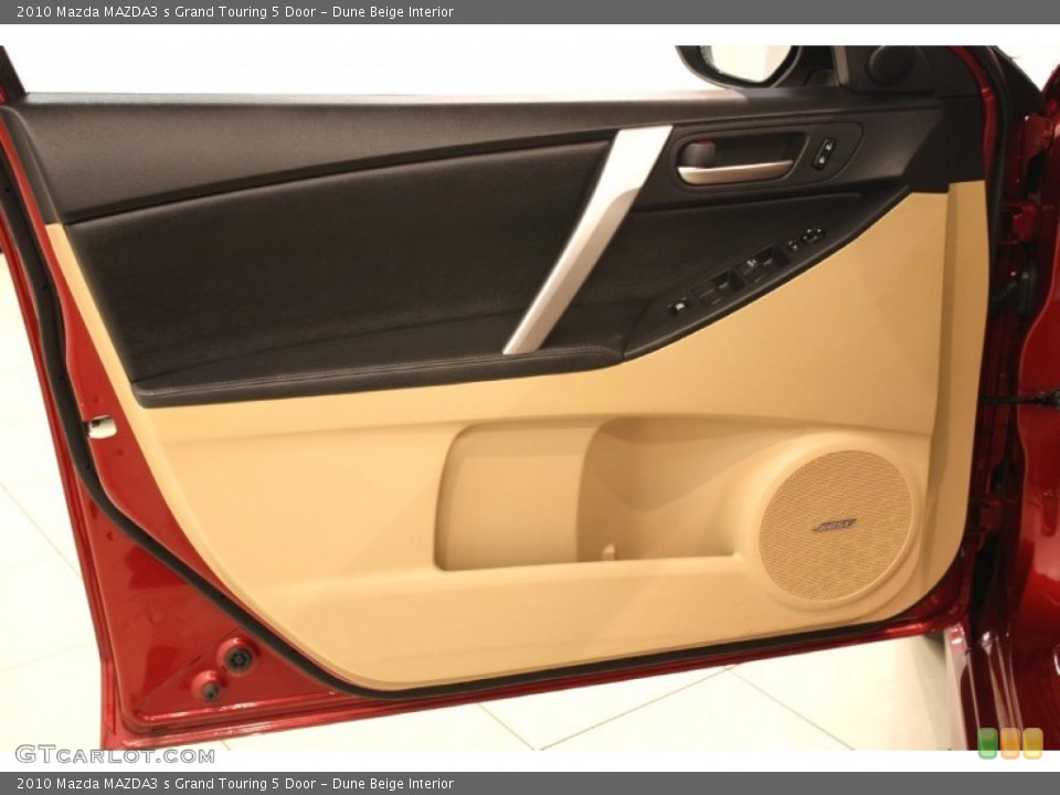 Dune Beige Interior Door Panel for the 2010 Mazda MAZDA3 s Grand Touring 5 Door #69645223