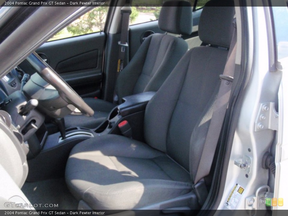 Dark Pewter Interior Front Seat for the 2004 Pontiac Grand Prix GT Sedan #69645421