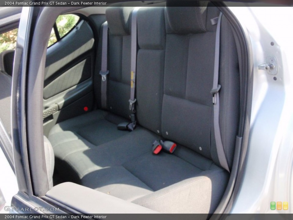 Dark Pewter Interior Rear Seat for the 2004 Pontiac Grand Prix GT Sedan #69645432