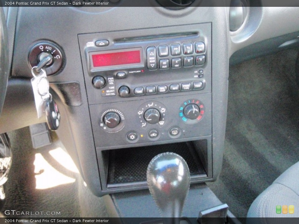 Dark Pewter Interior Controls for the 2004 Pontiac Grand Prix GT Sedan #69645478