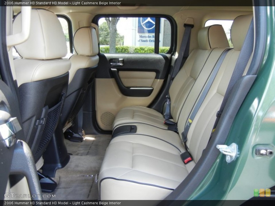 Light Cashmere Beige Interior Rear Seat for the 2006 Hummer H3  #69645484