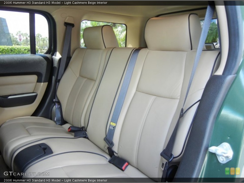 Light Cashmere Beige Interior Rear Seat for the 2006 Hummer H3  #69645493