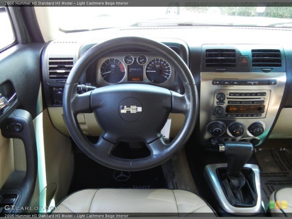 Light Cashmere Beige Interior Steering Wheel for the 2006 Hummer H3  #69645535