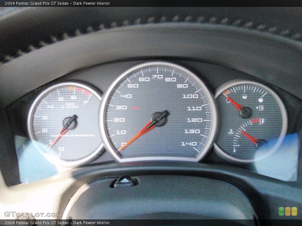 Dark Pewter Interior Gauges for the 2004 Pontiac Grand Prix GT Sedan #69645712