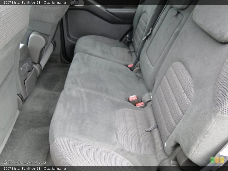 Graphite Interior Rear Seat for the 2007 Nissan Pathfinder SE #69647167
