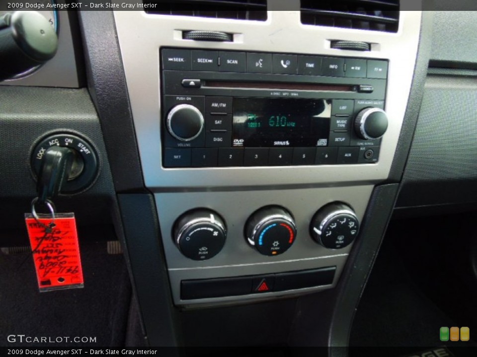 Dark Slate Gray Interior Controls for the 2009 Dodge Avenger SXT #69649942