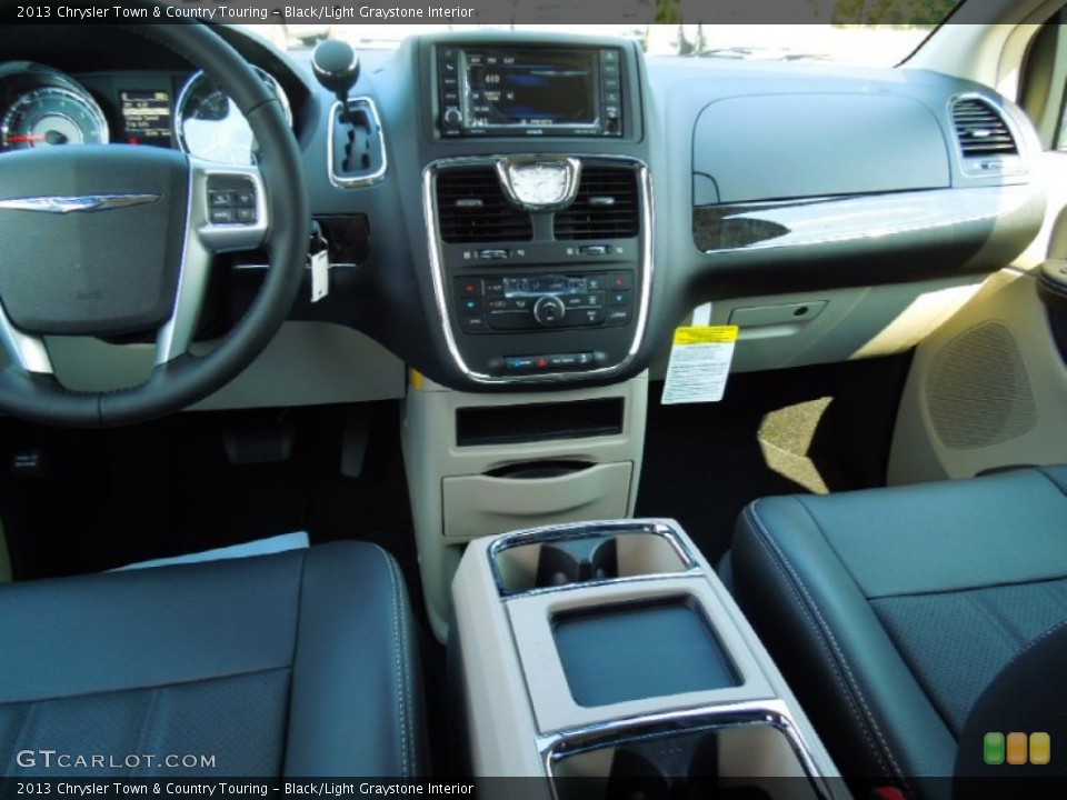Black/Light Graystone Interior Dashboard for the 2013 Chrysler Town & Country Touring #69650224