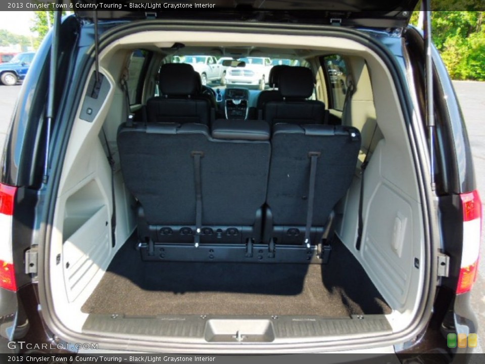 Black/Light Graystone Interior Trunk for the 2013 Chrysler Town & Country Touring #69650236