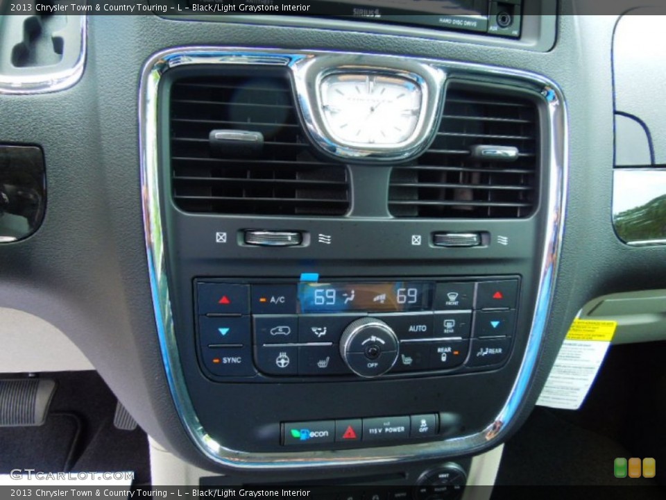 Black/Light Graystone Interior Controls for the 2013 Chrysler Town & Country Touring - L #69650419