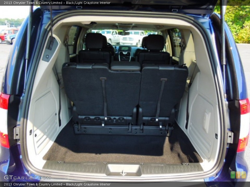 Black/Light Graystone Interior Trunk for the 2013 Chrysler Town & Country Limited #69650761