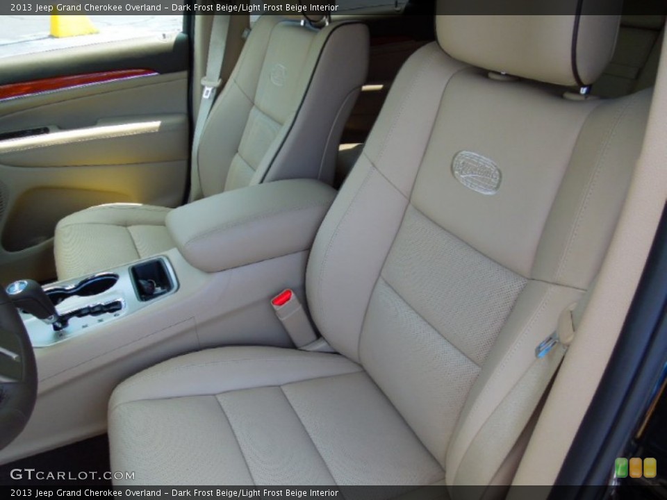 Dark Frost Beige/Light Frost Beige Interior Front Seat for the 2013 Jeep Grand Cherokee Overland #69650919