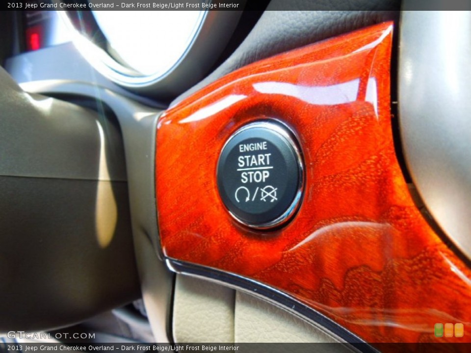 Dark Frost Beige/Light Frost Beige Interior Controls for the 2013 Jeep Grand Cherokee Overland #69650986