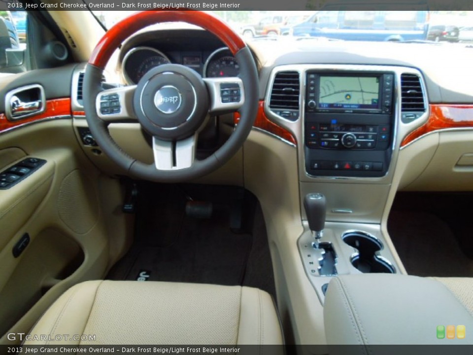 Dark Frost Beige/Light Frost Beige Interior Dashboard for the 2013 Jeep Grand Cherokee Overland #69651031