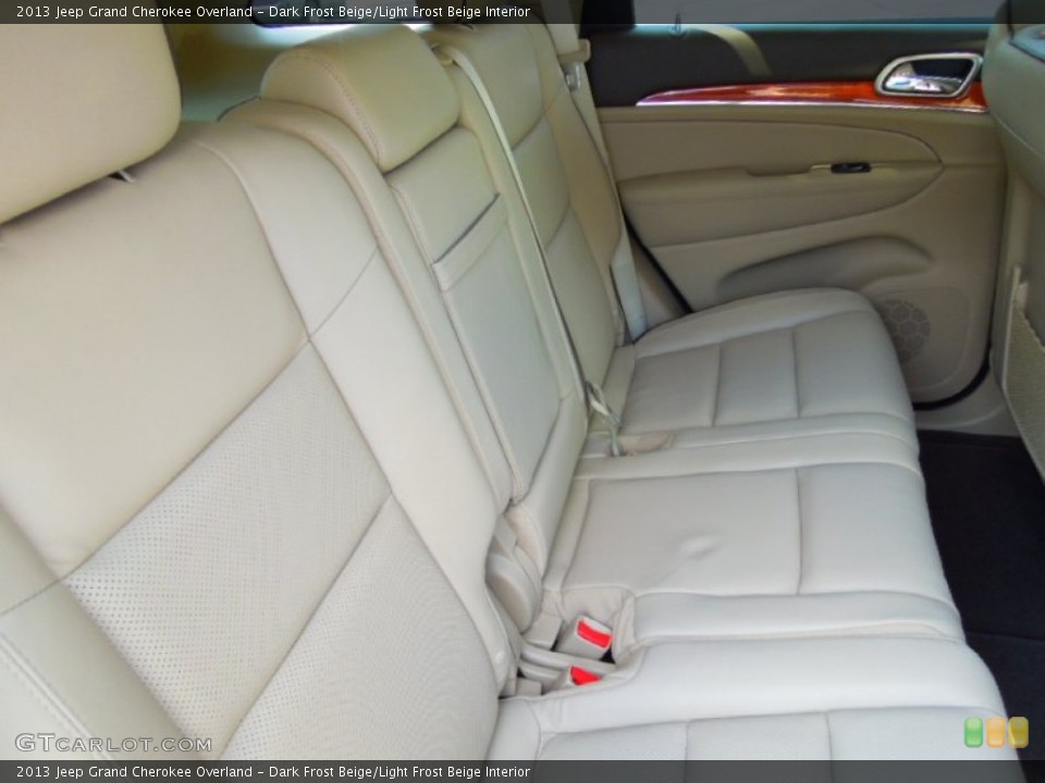 Dark Frost Beige/Light Frost Beige Interior Rear Seat for the 2013 Jeep Grand Cherokee Overland #69651061