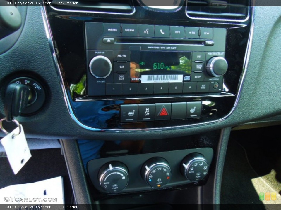 Black Interior Controls for the 2013 Chrysler 200 S Sedan #69652381