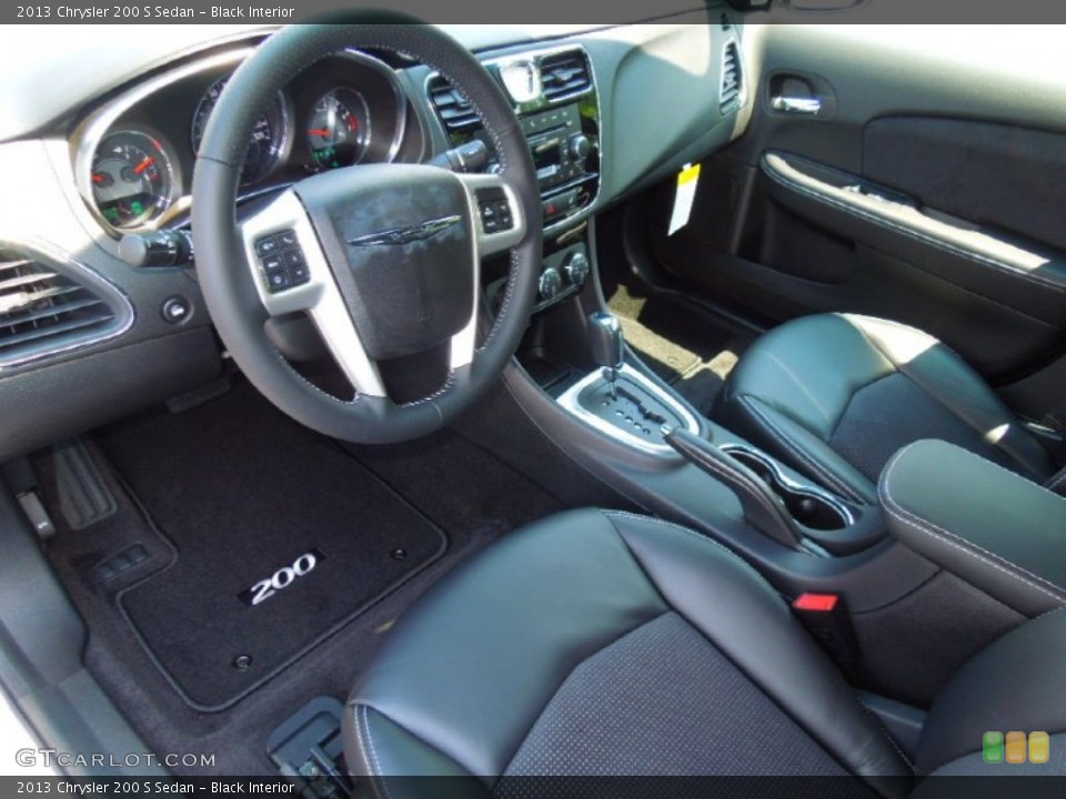 Black Interior Prime Interior for the 2013 Chrysler 200 S Sedan #69652489