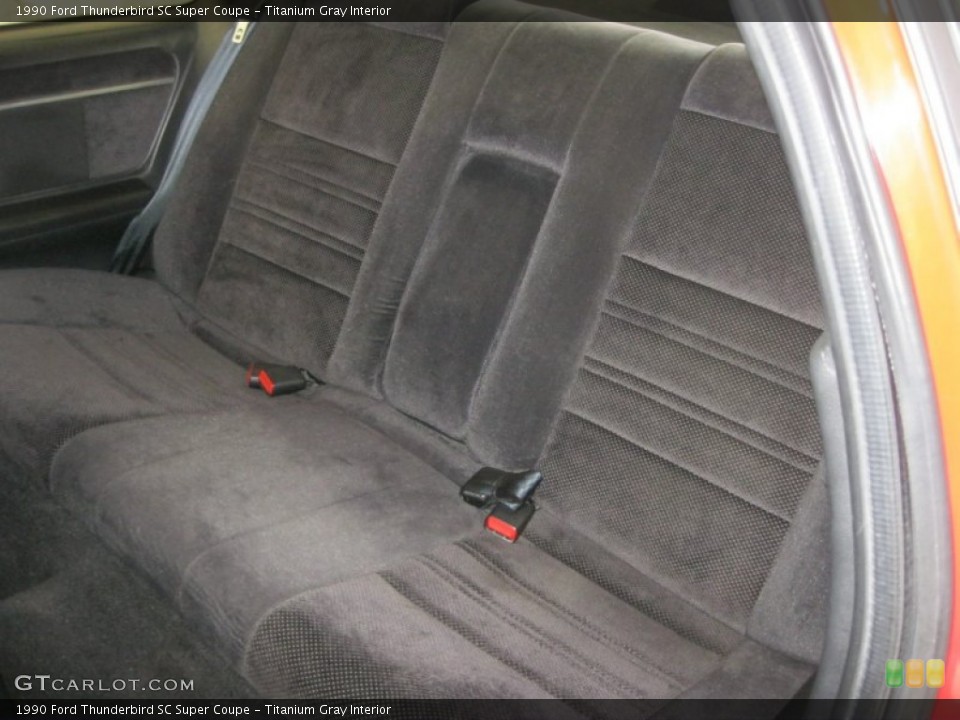 Titanium Gray Interior Rear Seat for the 1990 Ford Thunderbird SC Super Coupe #69653323