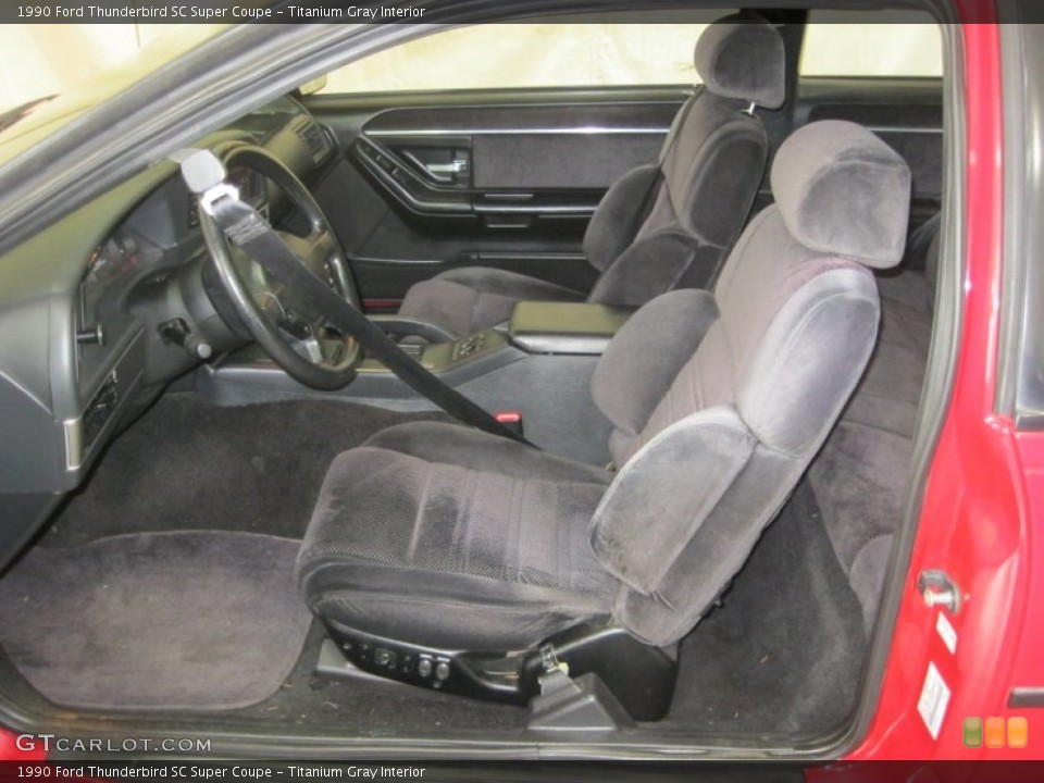 Titanium Gray Interior Prime Interior for the 1990 Ford Thunderbird SC Super Coupe #69653332