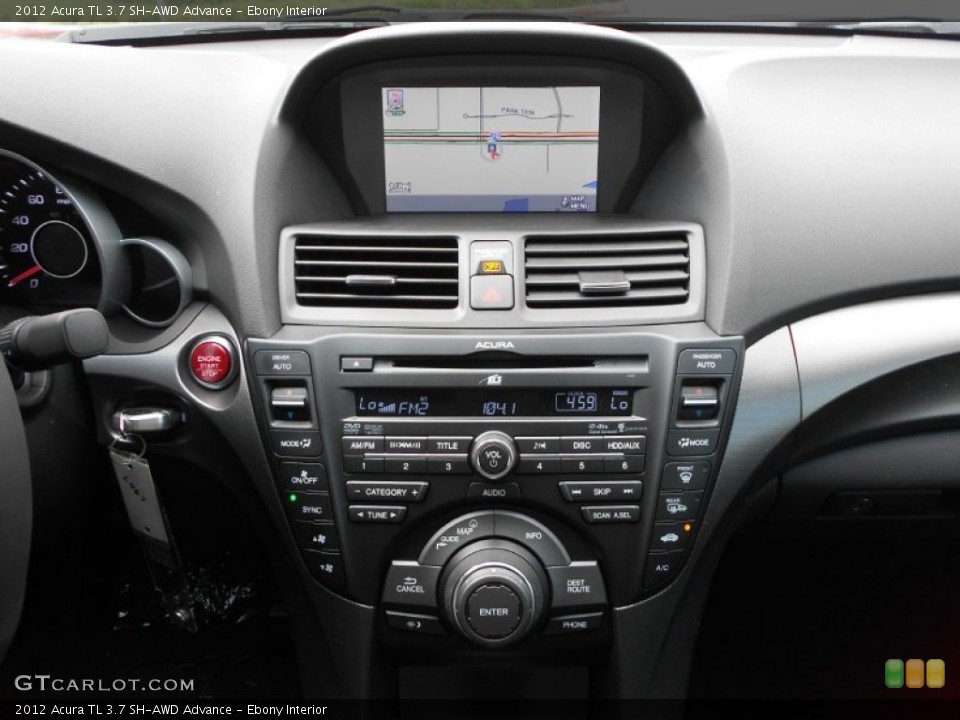 Ebony Interior Controls for the 2012 Acura TL 3.7 SH-AWD Advance #69653986