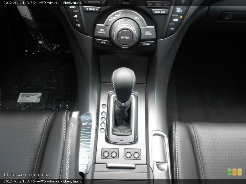 Ebony Interior Transmission for the 2012 Acura TL 3.7 SH-AWD Advance #69653995
