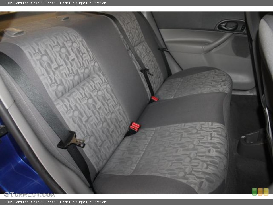 Dark Flint/Light Flint Interior Rear Seat for the 2005 Ford Focus ZX4 SE Sedan #69654412