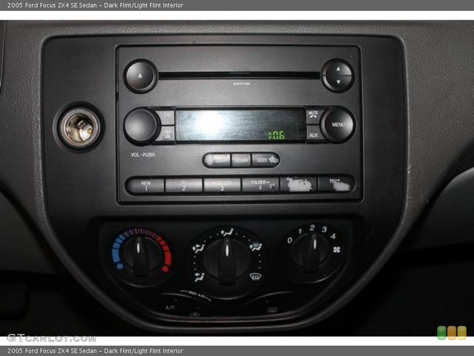 Dark Flint/Light Flint Interior Audio System for the 2005 Ford Focus ZX4 SE Sedan #69654448