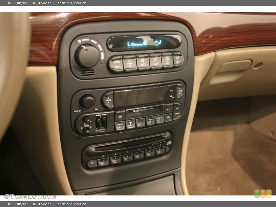 Sandstone Interior Controls for the 2003 Chrysler 300 M Sedan #69654610