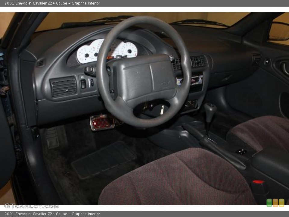 Graphite Interior Prime Interior for the 2001 Chevrolet Cavalier Z24 Coupe #69654614