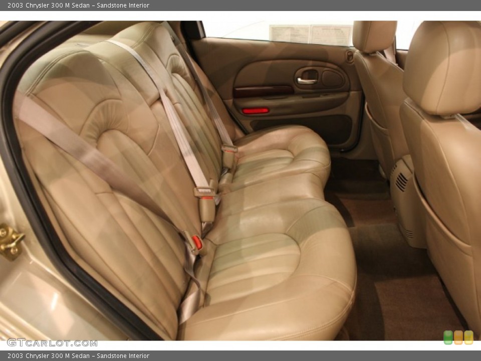 Sandstone Interior Rear Seat for the 2003 Chrysler 300 M Sedan #69654637
