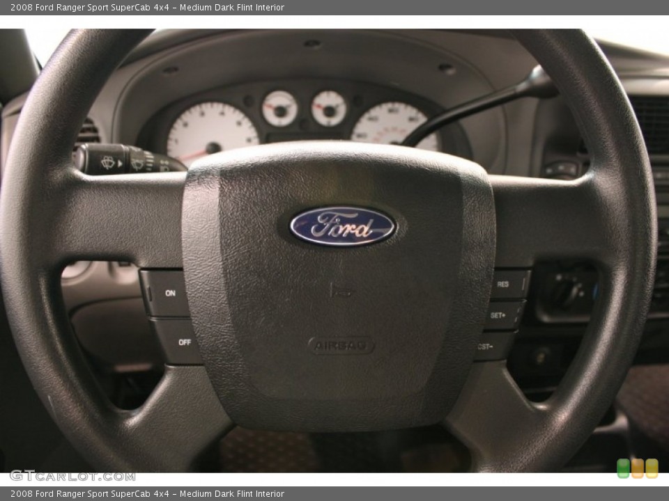 Medium Dark Flint Interior Steering Wheel for the 2008 Ford Ranger Sport SuperCab 4x4 #69655285
