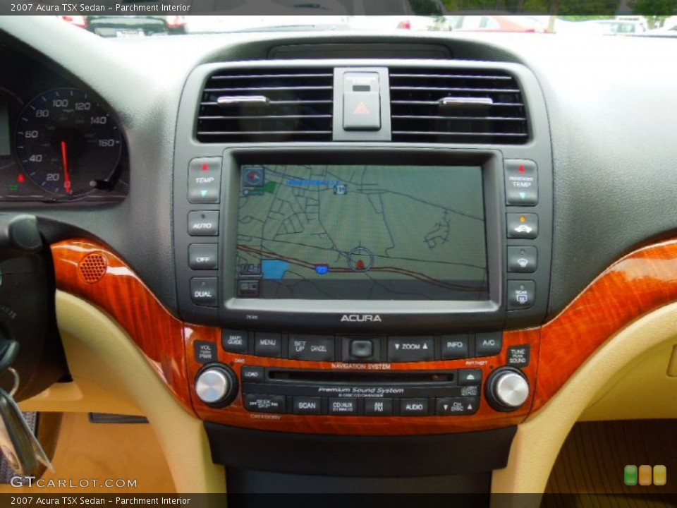 Parchment Interior Navigation for the 2007 Acura TSX Sedan #69656149