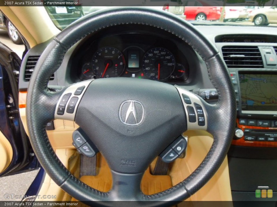 Parchment Interior Steering Wheel for the 2007 Acura TSX Sedan #69656155