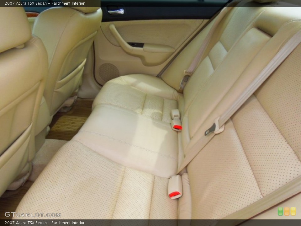 Parchment Interior Rear Seat for the 2007 Acura TSX Sedan #69656167