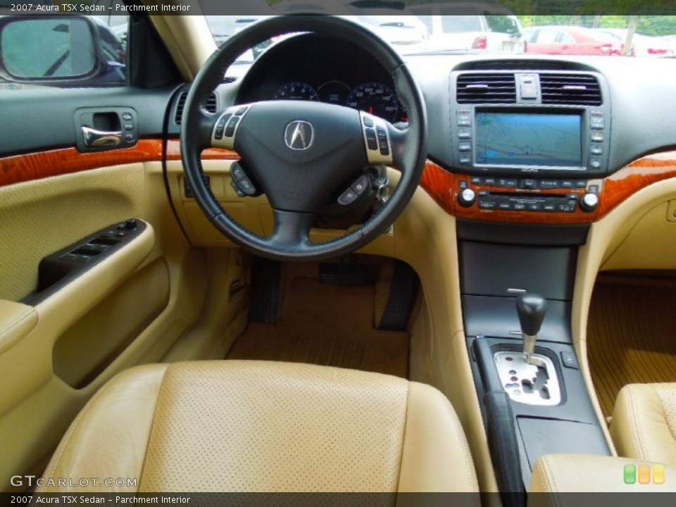 Parchment Interior Dashboard for the 2007 Acura TSX Sedan #69656173
