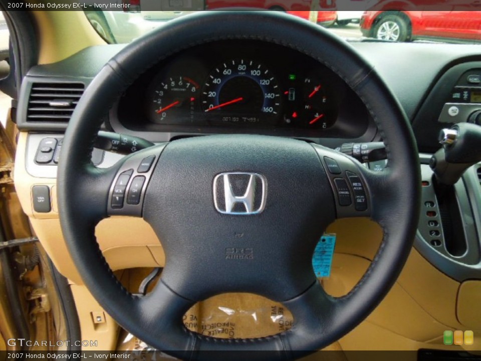 Ivory Interior Steering Wheel for the 2007 Honda Odyssey EX-L #69656575