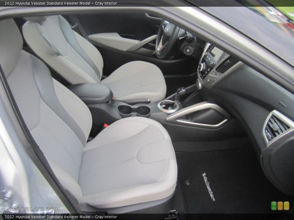 Gray Interior Photo for the 2012 Hyundai Veloster  #69658647