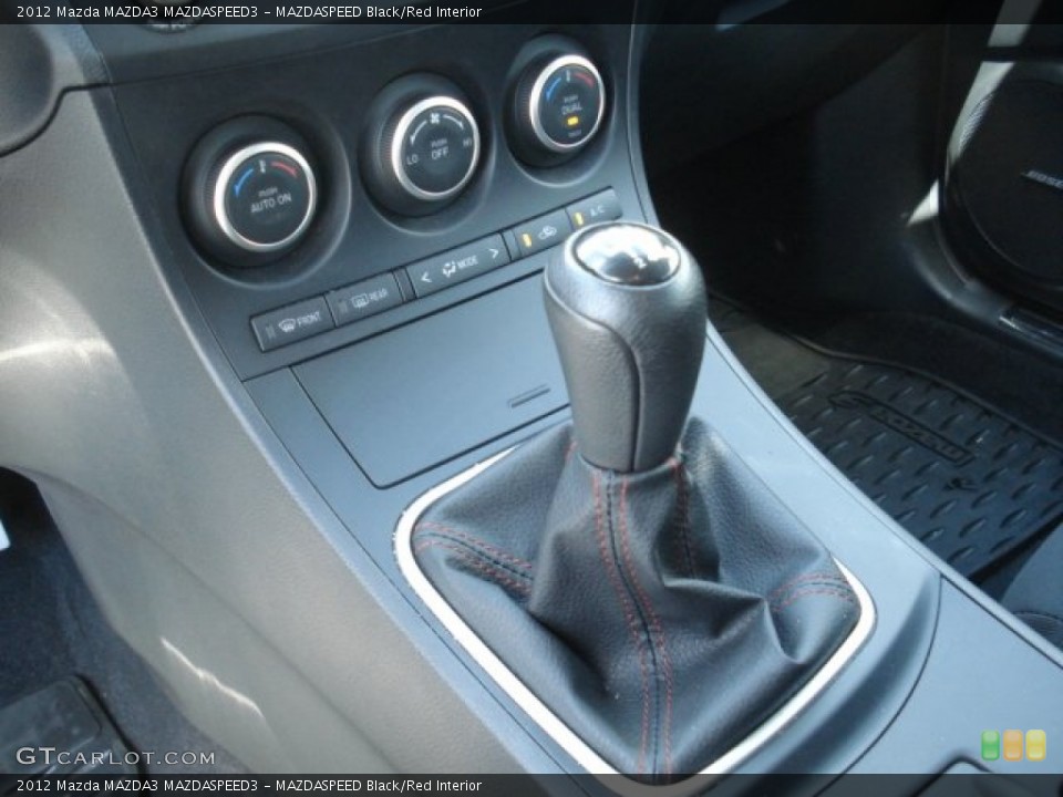 MAZDASPEED Black/Red Interior Transmission for the 2012 Mazda MAZDA3 MAZDASPEED3 #69658659