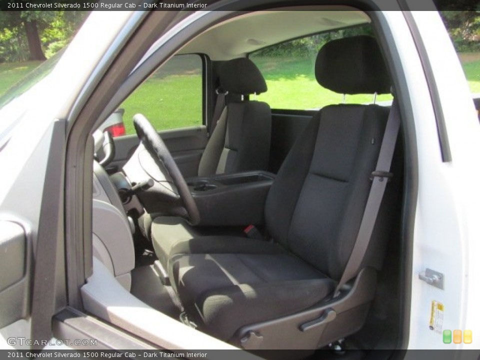 Dark Titanium Interior Front Seat for the 2011 Chevrolet Silverado 1500 Regular Cab #69660498