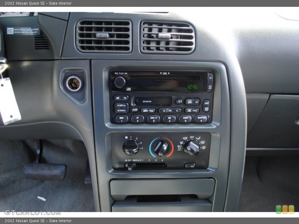 Slate Interior Controls for the 2002 Nissan Quest SE #69665442