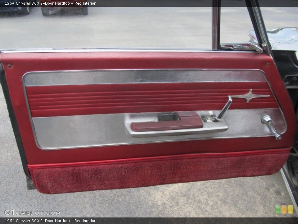Red Interior Door Panel for the 1964 Chrysler 300 2-Door Hardtop #69666021
