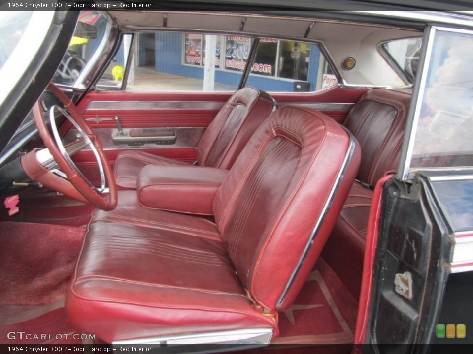 Red 1964 Chrysler 300 Interiors