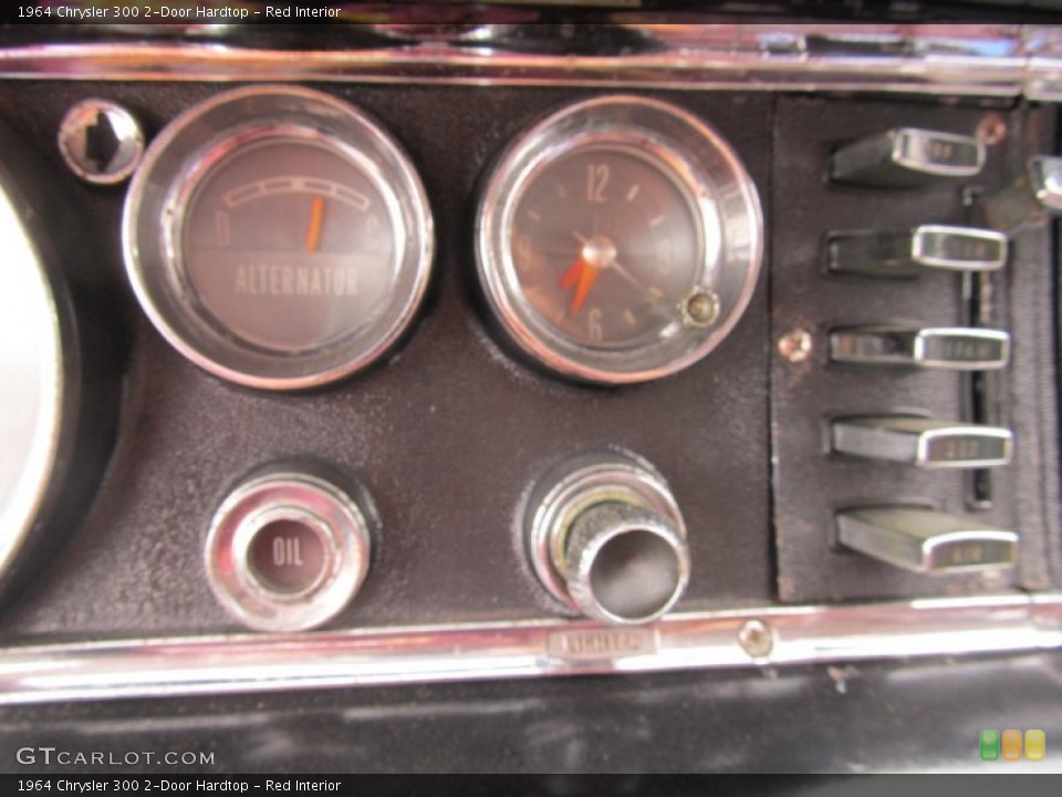 Red Interior Controls for the 1964 Chrysler 300 2-Door Hardtop #69666066